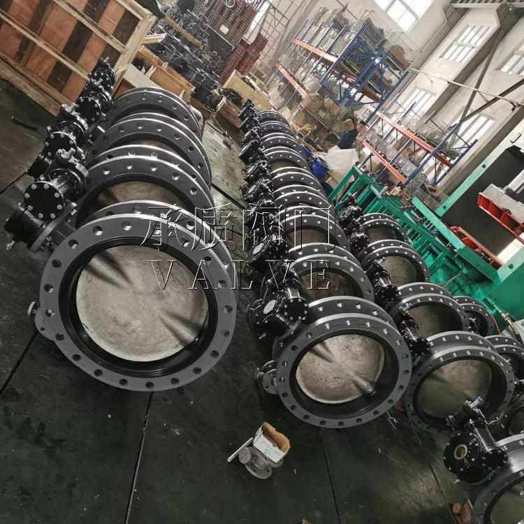 D341X蜗轮法兰蝶阀(图3) D341X蜗轮法兰蝶阀3