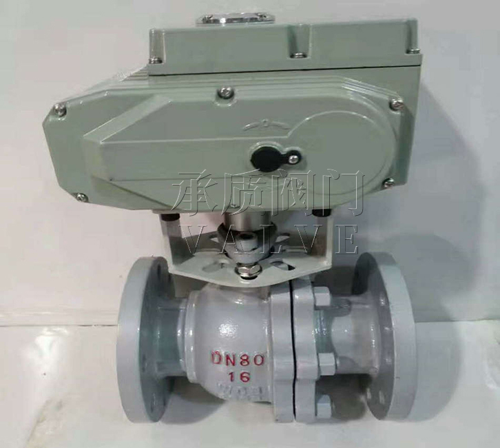 电动切断球阀实物图2 电动切断球阀实物图2