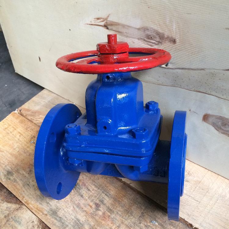 船用DIN型德标衬氟隔膜阀实物图1 船用DIN型德标衬氟隔膜阀实物图