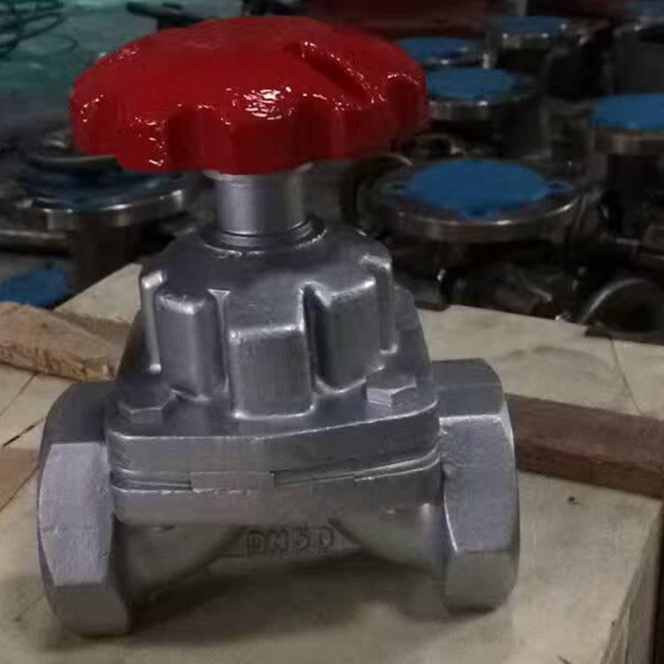 内螺纹隔膜阀实物图2 内螺纹隔膜阀实物图