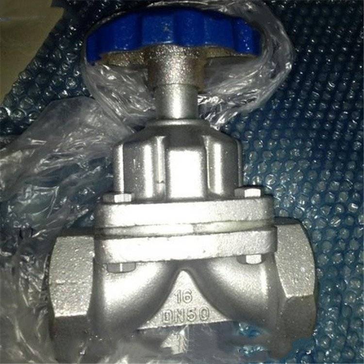 内螺纹隔膜阀实物图1 内螺纹隔膜阀实物图