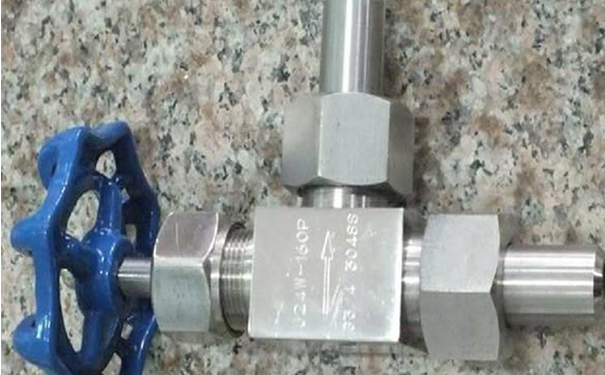 J24W/H外螺纹角式针型阀实物图